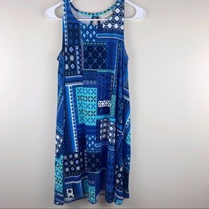 🔥3/15 NWOT Bobbie Brooks Sleeveless Aztec Dress